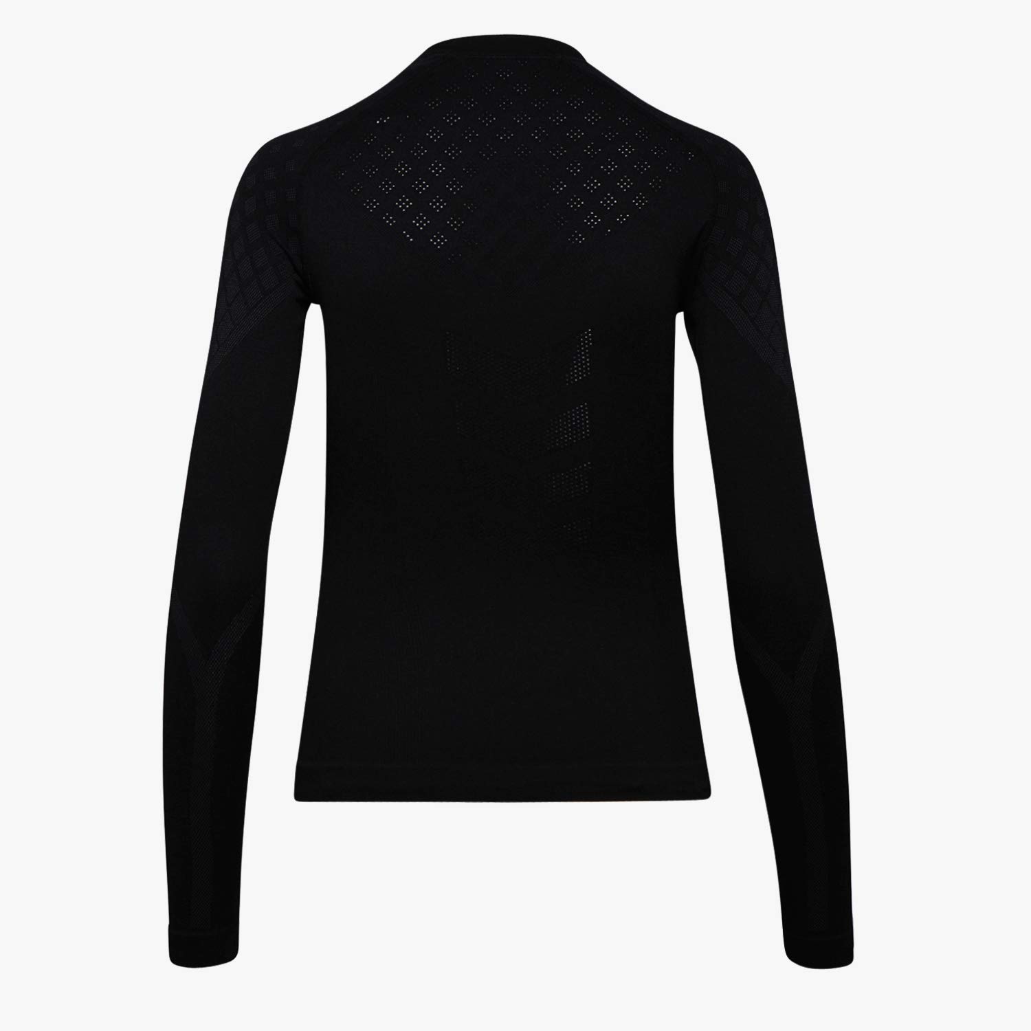 Diadora Maglia Intima Termica da Donna Hidden Power LS T-Shirt Act W (S/M, Black)