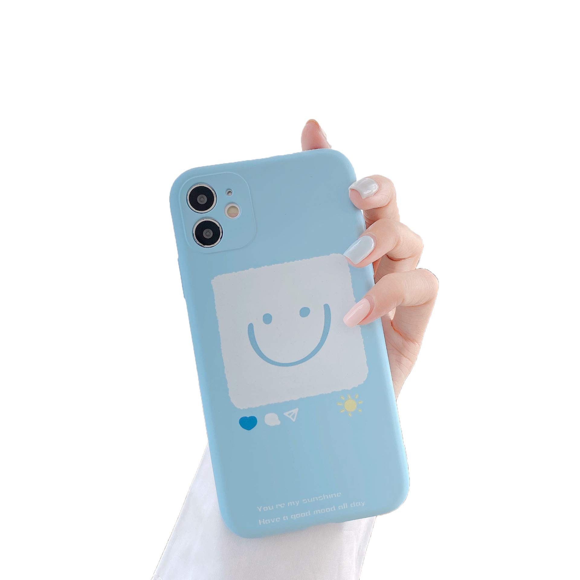 Amazon Co Jp Maruya Iphoneケース アイフォン8ケース かわいいiphone7ケース 人気 おしゃれ スマホケースiphone11 笑顔 スマホケース 携帯カバー スマホケース韓国 アイフォン7カバー 軽量 薄型 存在感抜群 Iphonexrスマホケース かわいい 耐衝撃 耐摩擦 滑り止め