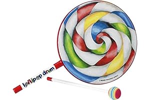 Remo ET-7110-00 Kids Percussion Lollipop Drum, 10" - Best Violin for Kids
