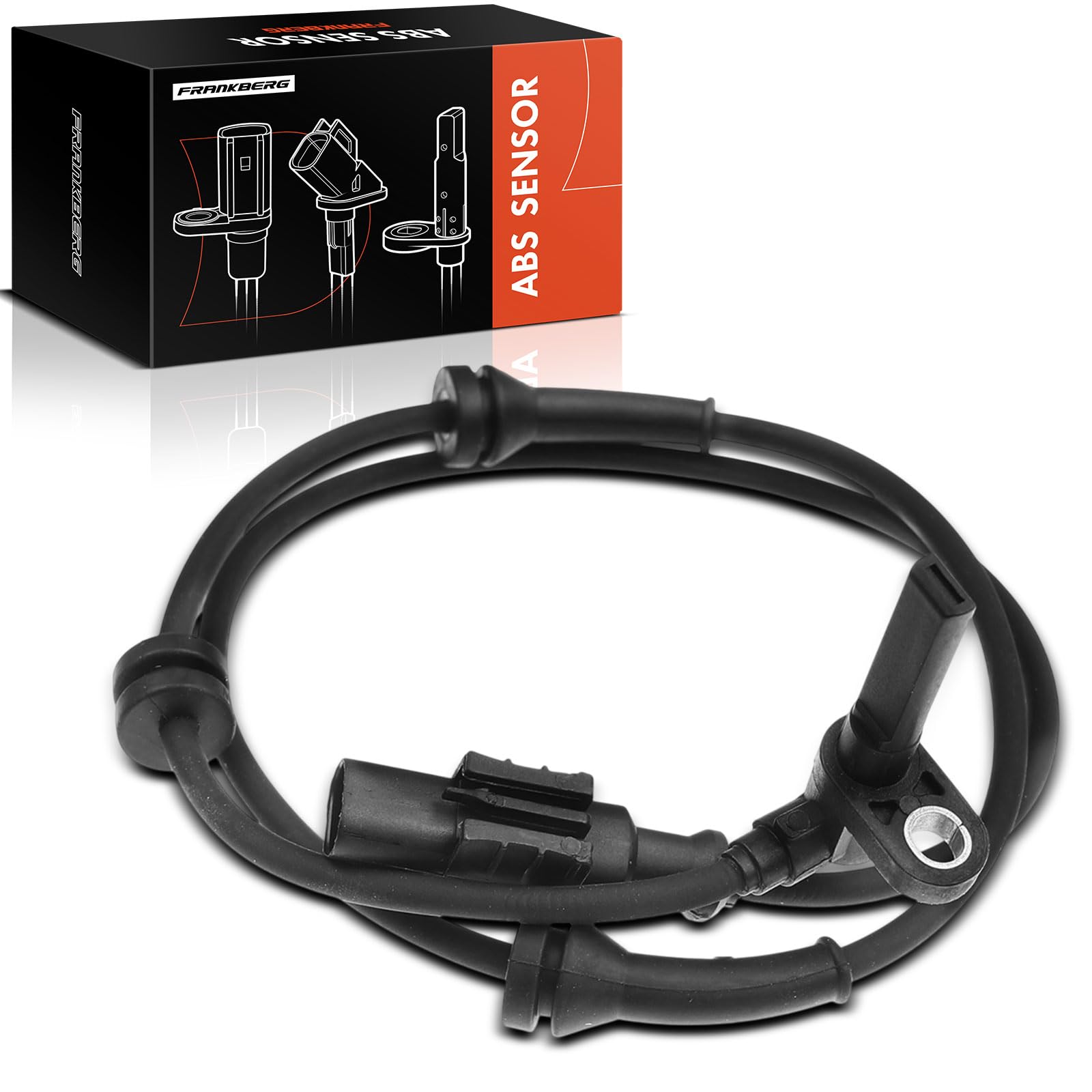 Frankberg Capteur de vitesse ABS avant droit 46837685 | Compatible avec: Punto Box/Hatchback 188, Point 188