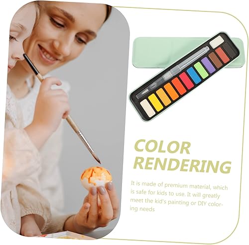 Miniatura 6 de NUOBESTY 1 caja de pintura Gouache Juego de bolígrafos de pintura de acuarela Kit de pigmentos de acuarela para niños, pintura de dibujo, pigmento