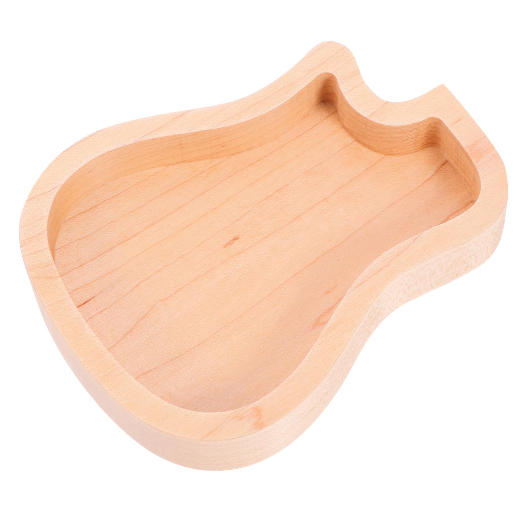 Yardwe 4 Stück Gitarren aus Ahornholz Praktische Aufbewahrung für Gitarrenplektren Tragbar und Leicht für Musiker mit Ausreichendem Platz für Verschiedene Picks und Zubehör