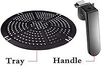 Vista 8 de DHTDVD Automatic Pan Air Fryer Intelligent Electric Oven Air Fryer 52 L Electric Air Fryer Oven Cooker with Temperature Control Non Stick Fry Basket