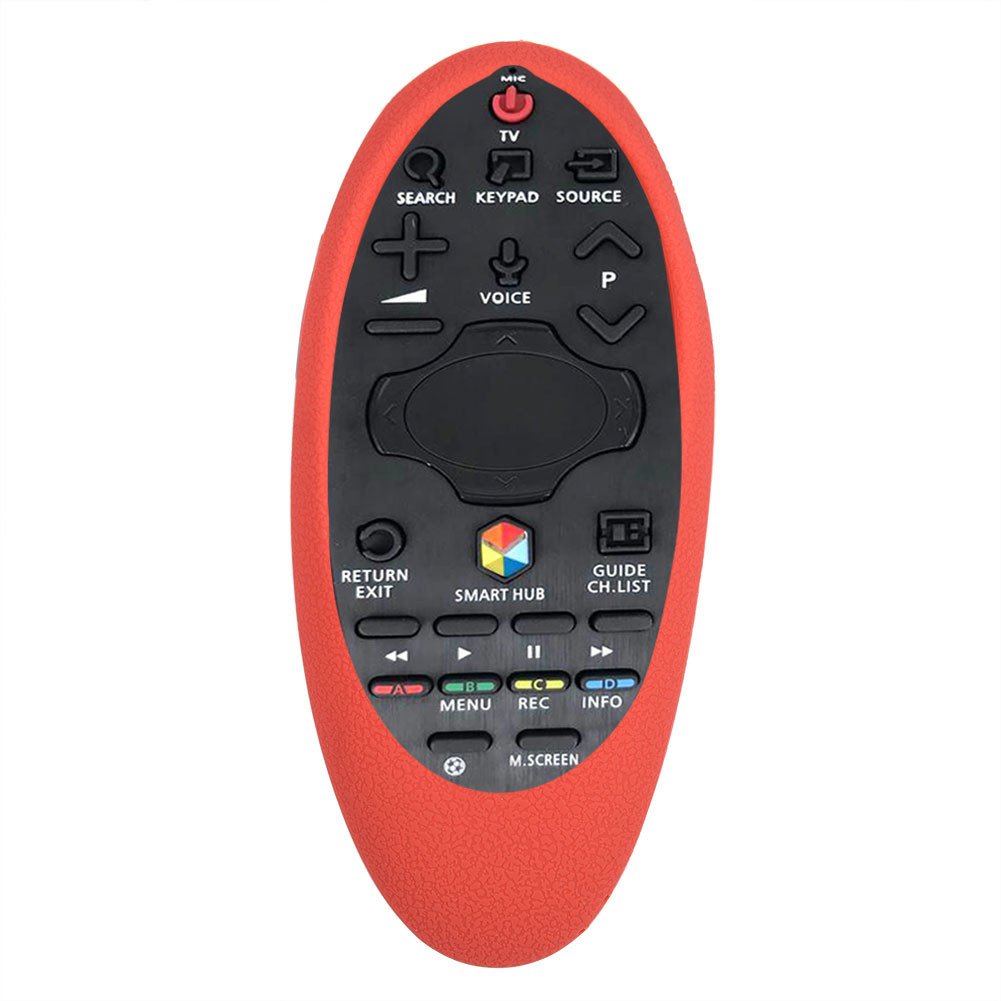 for TV BN94-07557 A07469U A55 H6400J Remote Control Smart Soft Silicone Protective Case Cover Shell (Red)