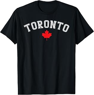 Toronto Canada Canadian FLag T-Shirt T-Shirt