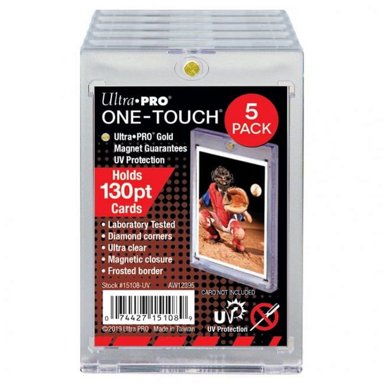 Ultra Pro 130PT UV ONE-Touch Magnetic Holder (5 Count Retail Pack)