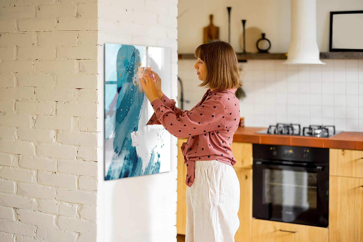 Lavagna in vetro per appunti 60x90 cm | Pittura