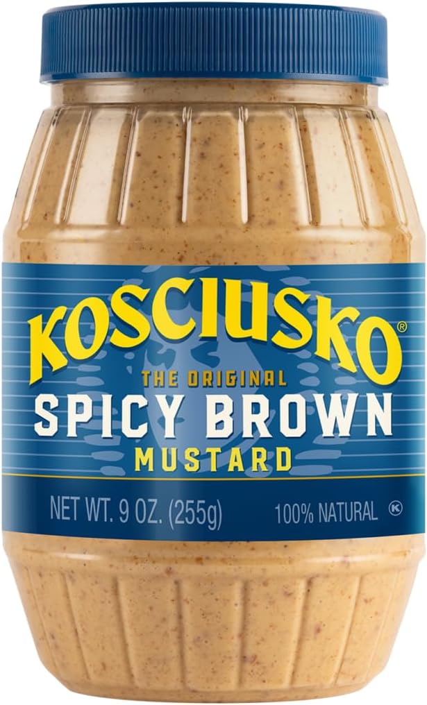 Spicy Brown Mustard, 9 oz, The Original Spicy Brown
