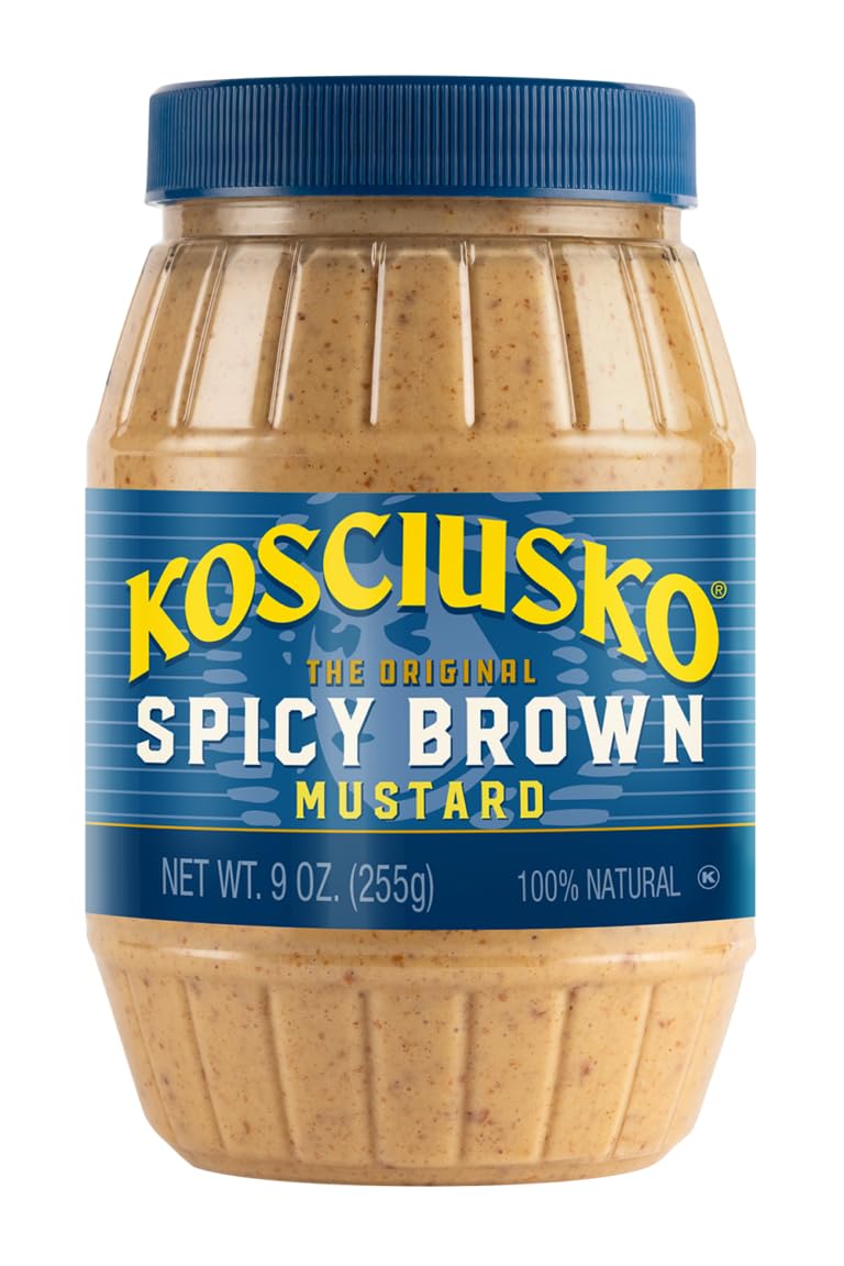 Kosciusko, Spicy Brown Mustard, 9 oz, The Original Spicy Brown