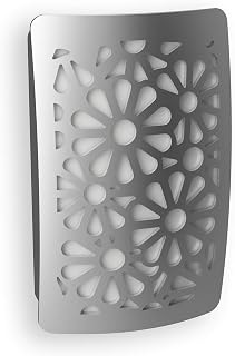 Westek NL-DPFL-N Floral Decoplug Night Light, Satin Nickel