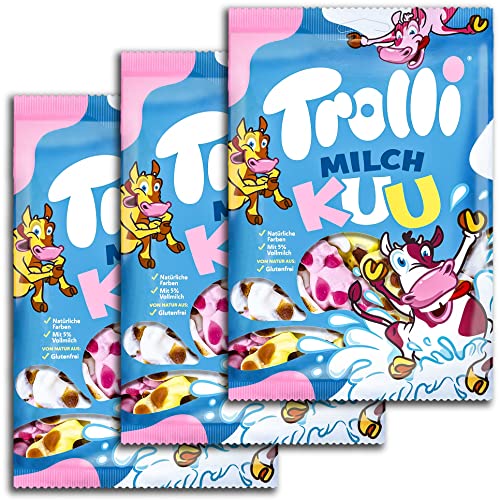 3 er Pack Trolli Milch Kuu 3 x 150 g