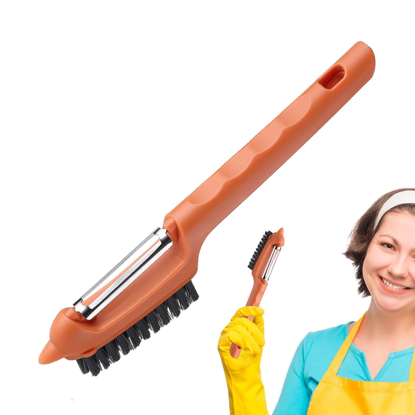 Éplucheur de pommes de terre, brosse à légumes, éplucheur de carottes, brosse à pommes de terre - Brosse à légumes amovible multifonction pour cuisine, légumes et restaurants