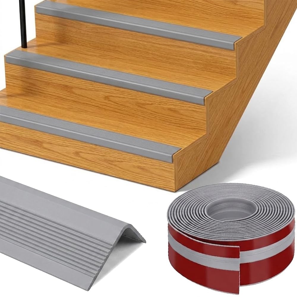 Photo 1 of Stair Nosing Edge Trim Nose Protector, Gray, 20Ft x 2 in x1 in