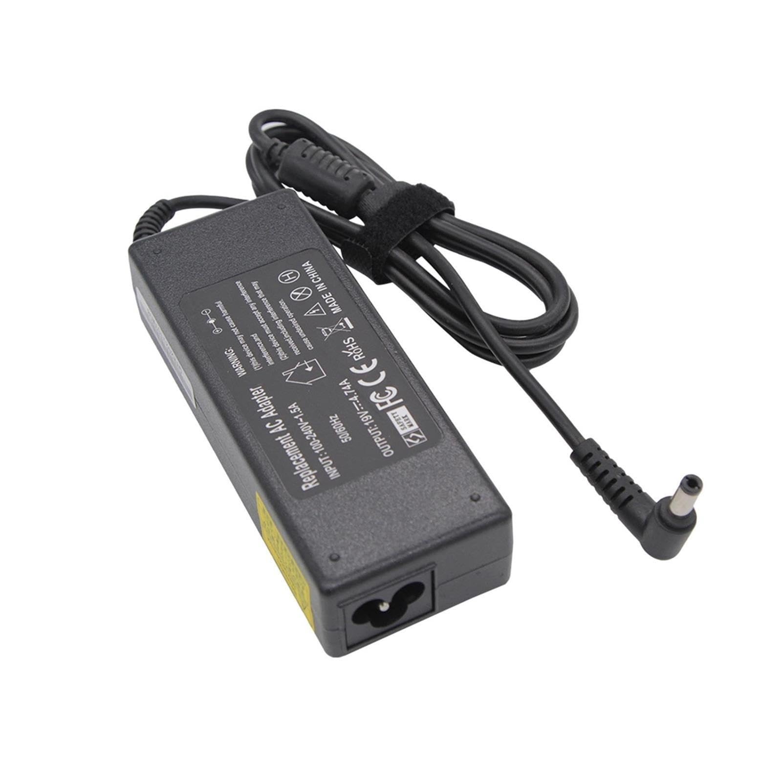 Adaptador De Corriente De Cargador De Vuelta De 19V 4.74A 90W, Compatible con ASUS, Compatible con Toshiba, Compatible con Lenovo, Adaptador X53E K55N K52F K53S K53SV A53E N56VJ(with EU Plug)