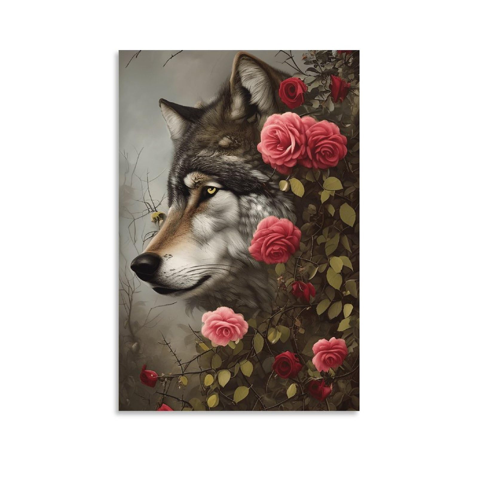 Poster Printed by Giuseppe Arcimboldo Surrealisme (1) Art Poster Canvas Painting Decor Wall Print Photo Gifts Home Modern Decorative Posters Framed/Unframed 12x18inch(30x45cm)