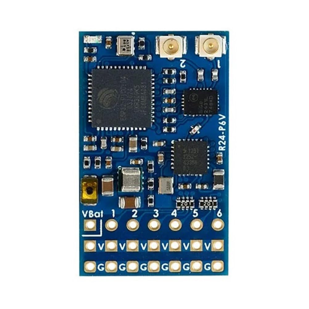 Ricevitore PWM Vario ELRS 2.4GHz ELRS-R24-P6V con Barometro per Aeromodelli RC FPV Drone Aliante