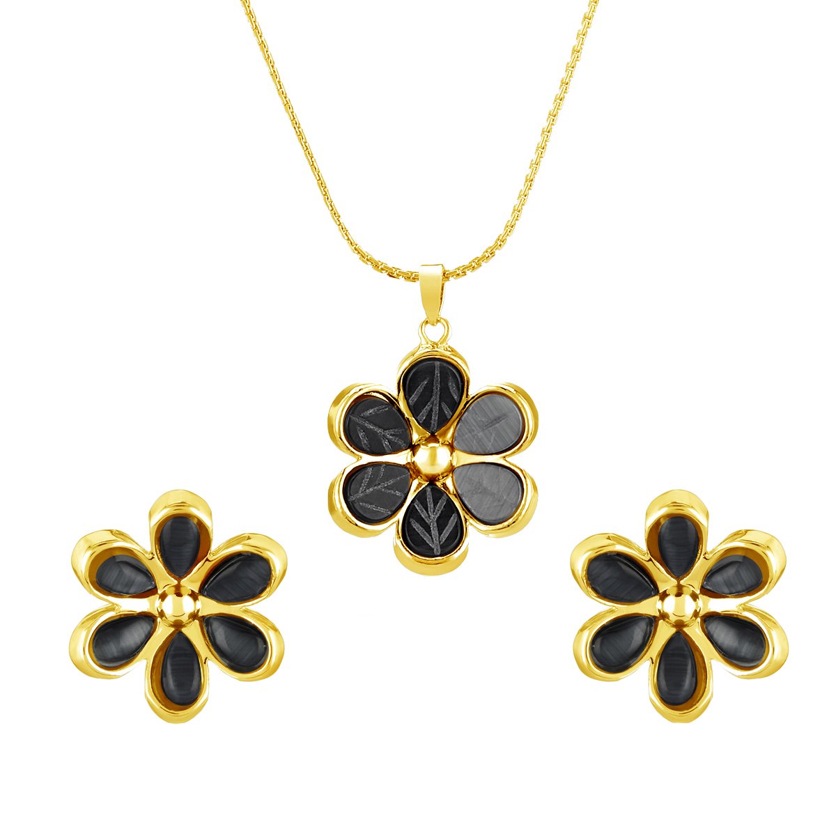 See full amazon price history chart for Mahi Monalisa Cats Eye Flower Gold Plated Pendant Set for Women NL1103202GBla Mahi Monalisa Cats Eye Flower Gold Plated Pendant Set for Women NL1103202GBla (B017625VGC) Amazon Price History, Amazon Price Tracker