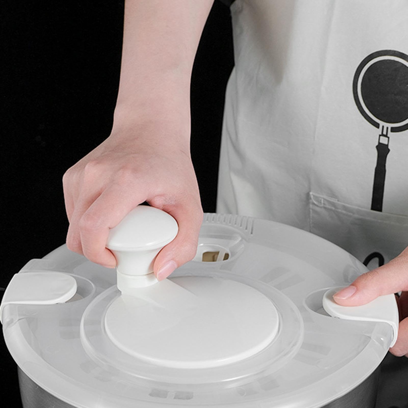 Centrifuga per Insalata, Lavatrice e centrifuga per lattuga, centrifuga per asciugatrice per Frutta, centrifuga per Insalata, centrifuga per Verdure, Lavatrice per Insalata in Acciaio con