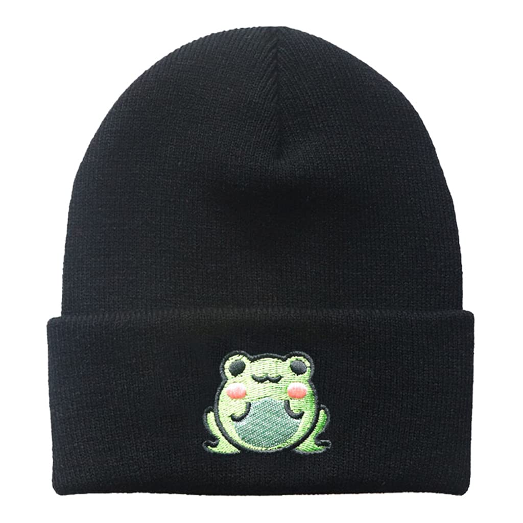 Abbdbd Bonnet Mignon En Tricot Motif Grenouille, Bonnet Amusant Pour Le