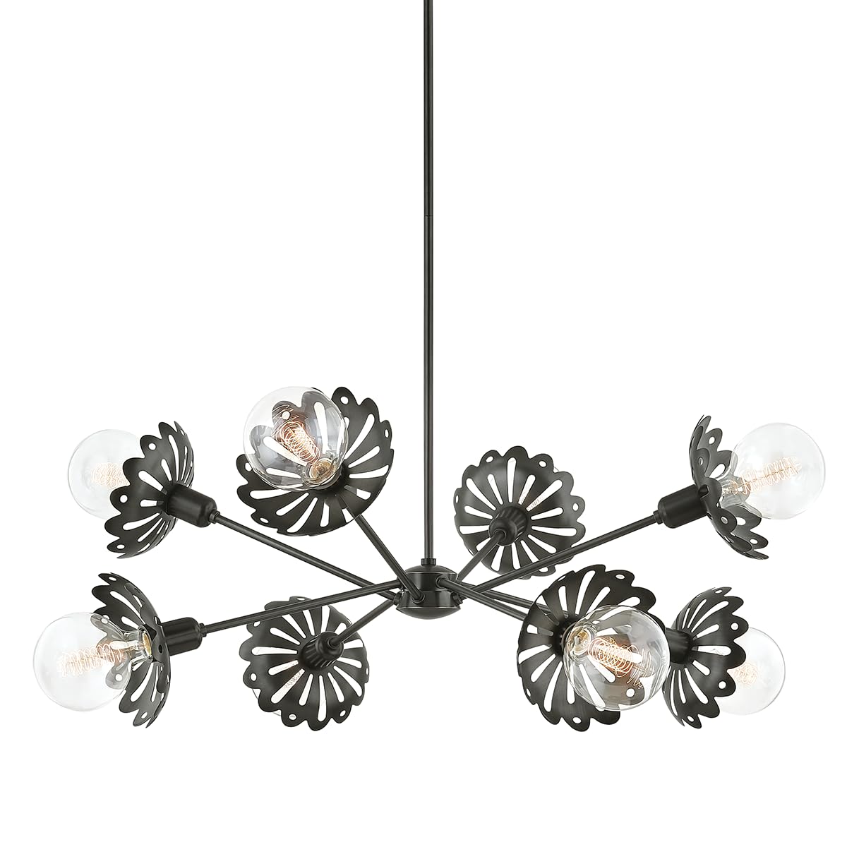 Mitzi H353808-OB Alyssa - 8 Light Chandelier 16 inches Tall and 42