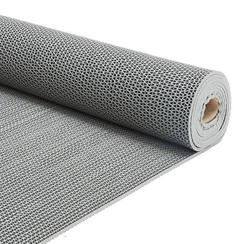 vootun PVC-Drainagematte 90 * 300cm, 5.5mm dick rutschfest Antirutschmatte Pool Matte, Kommerzielle Küchenmatten Duschmatte, Badezimmermatte Nassbereich für Küchen Nassbereich Schwimmbad Garage