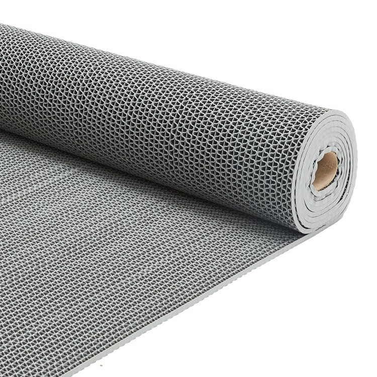 vootun PVC-Drainagematte 90 * 300cm, 5.5mm dick rutschfest Antirutschmatte Pool Matte, Kommerzielle Küchenmatten Duschmatte, Badezimmermatte Nassbereich für Küchen Nassbereich Schwimmbad Garage