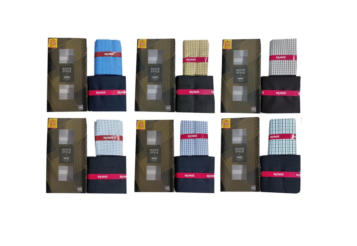 raymond fabrics Raymond Quick Style Unstitched Shirt and Pant Set | Stylish Casual Wear | Perfect Fit for Men | Comfortable and Trendy | Free Matching Accessories-picture-26