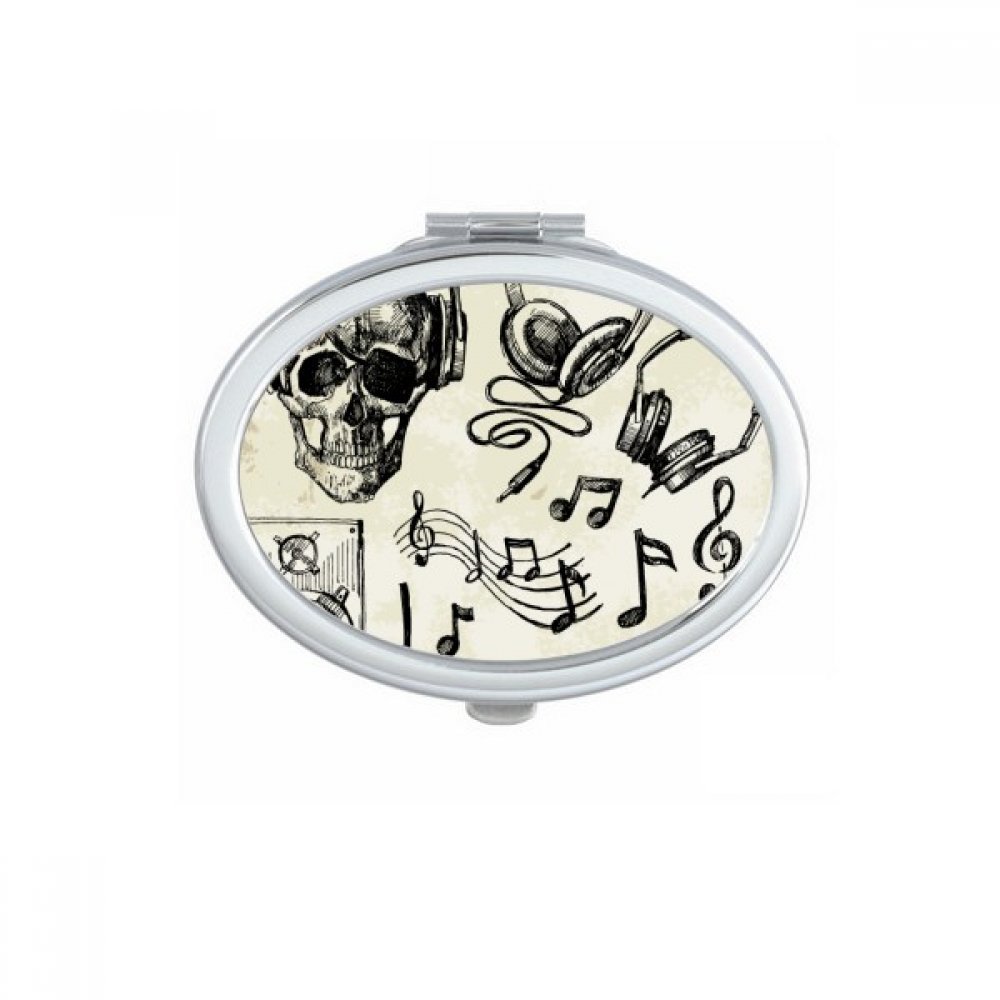 Miroir de poche de maquillage cadeau idéal pour musicienne