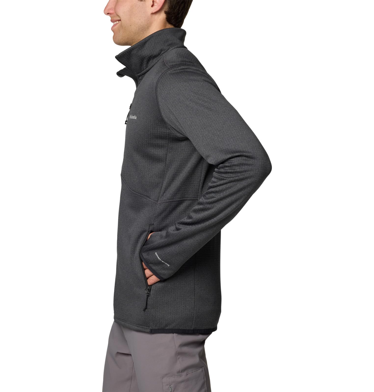 Columbia Park View Chaqueta polar con cremallera para hombre