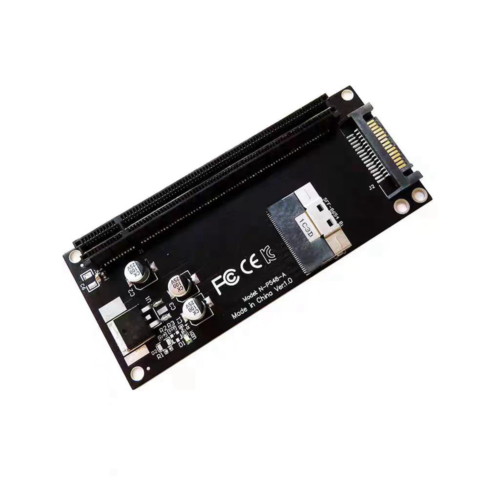 Adattatore PCIe 4.0 compatibile Espansione SFF-8654