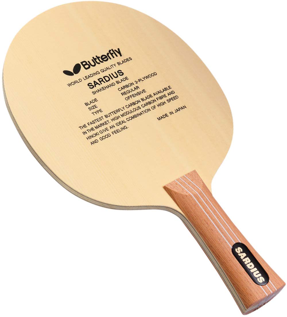 Butterfly Sardius Table Tennis Blade - TAMCA 5000 Carbon Fiber Blade - Professional Table Tennis Bla