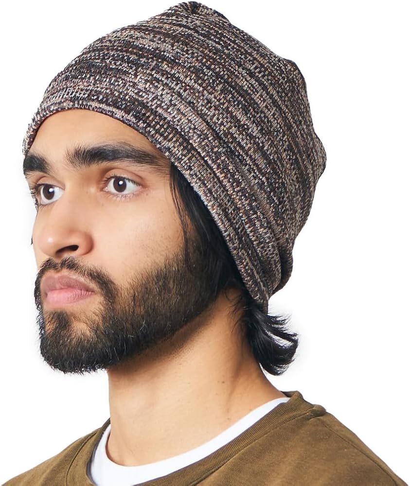 Skully Beanie Hat for Men & Women, Lightweight Knitted and Fitted