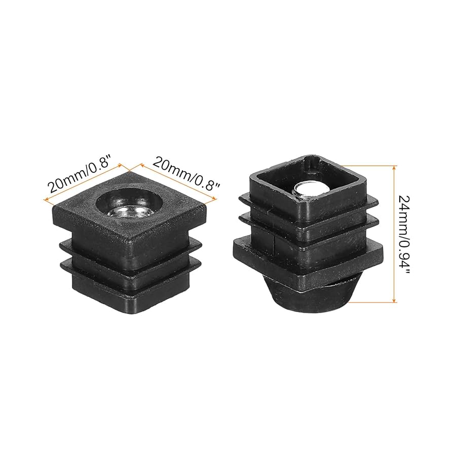 Amazon.com: uxcell 4 Set Leveling Feet, M8x20x20mm Plastic