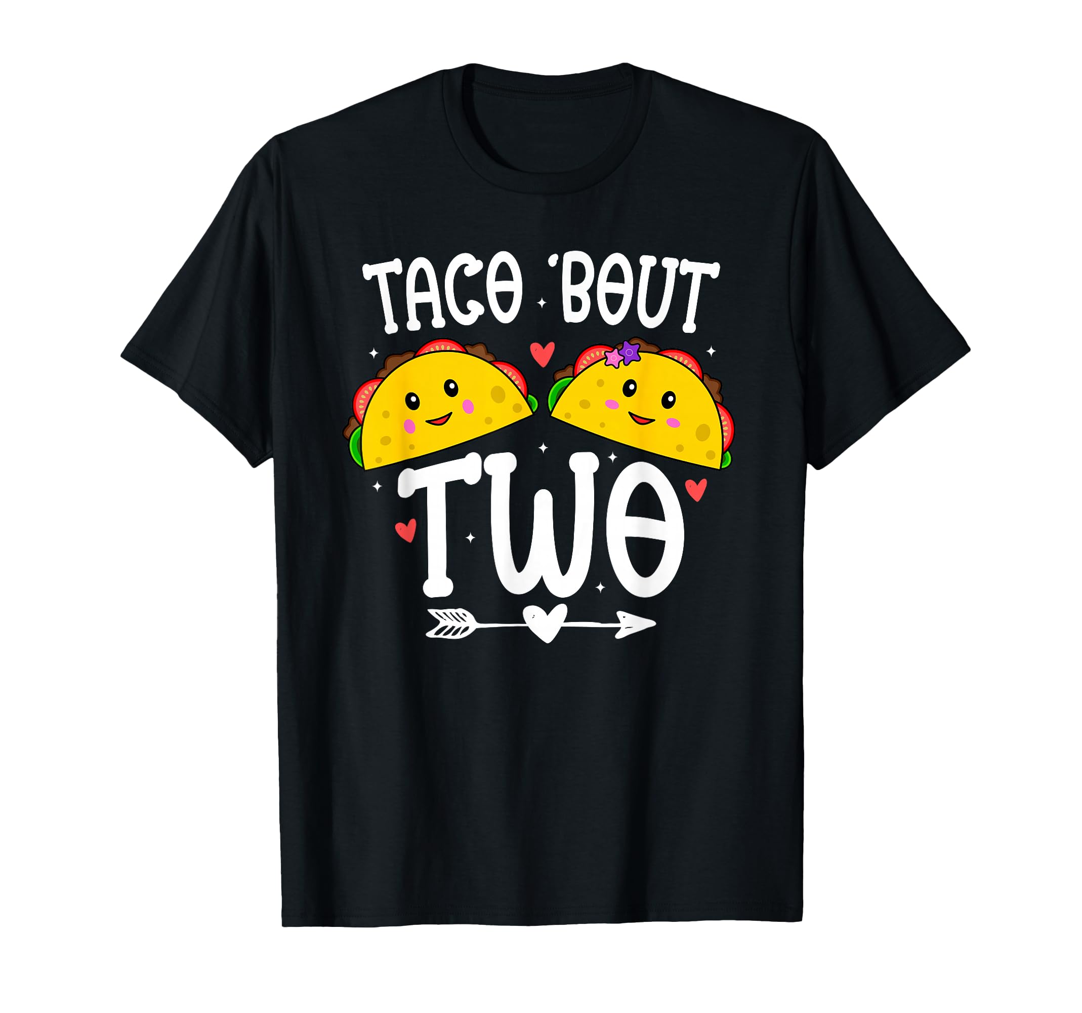 Kids Taco bout two Cute Mexican Fiesta 2nd Second Birthday T-Shirt