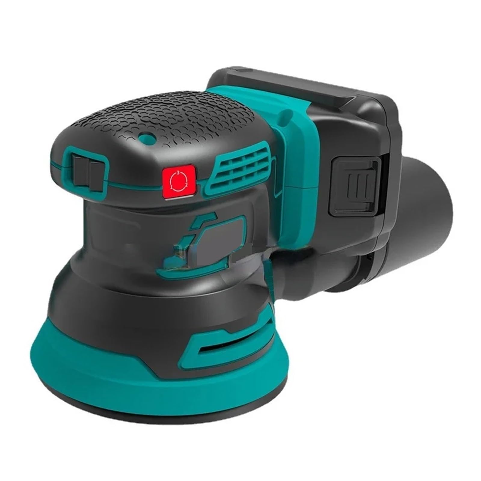 Lijadora Orbital Aleatoria Eléctrica Sin Escobillas De 125 Mm, Amoladora De Madera, Pulidora, Lijadora Redonda, 3 Velocidades For Batería De 18 V FáCil De Usar
