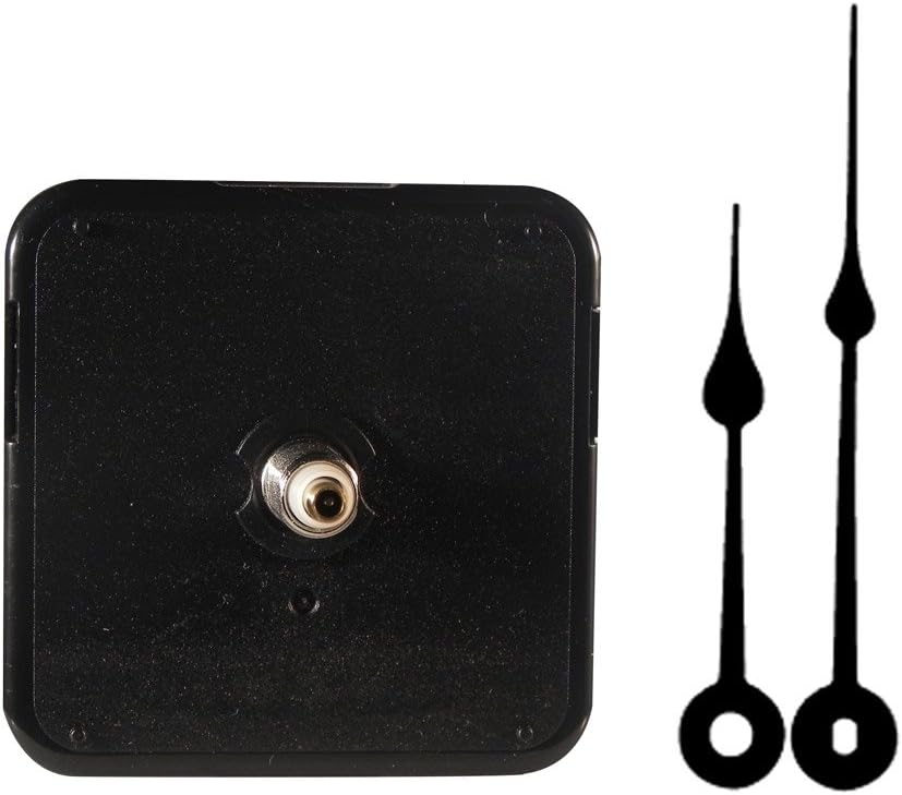 Continuous Sweep Mini Quartz Clock Movement Long Shaft by Quartex