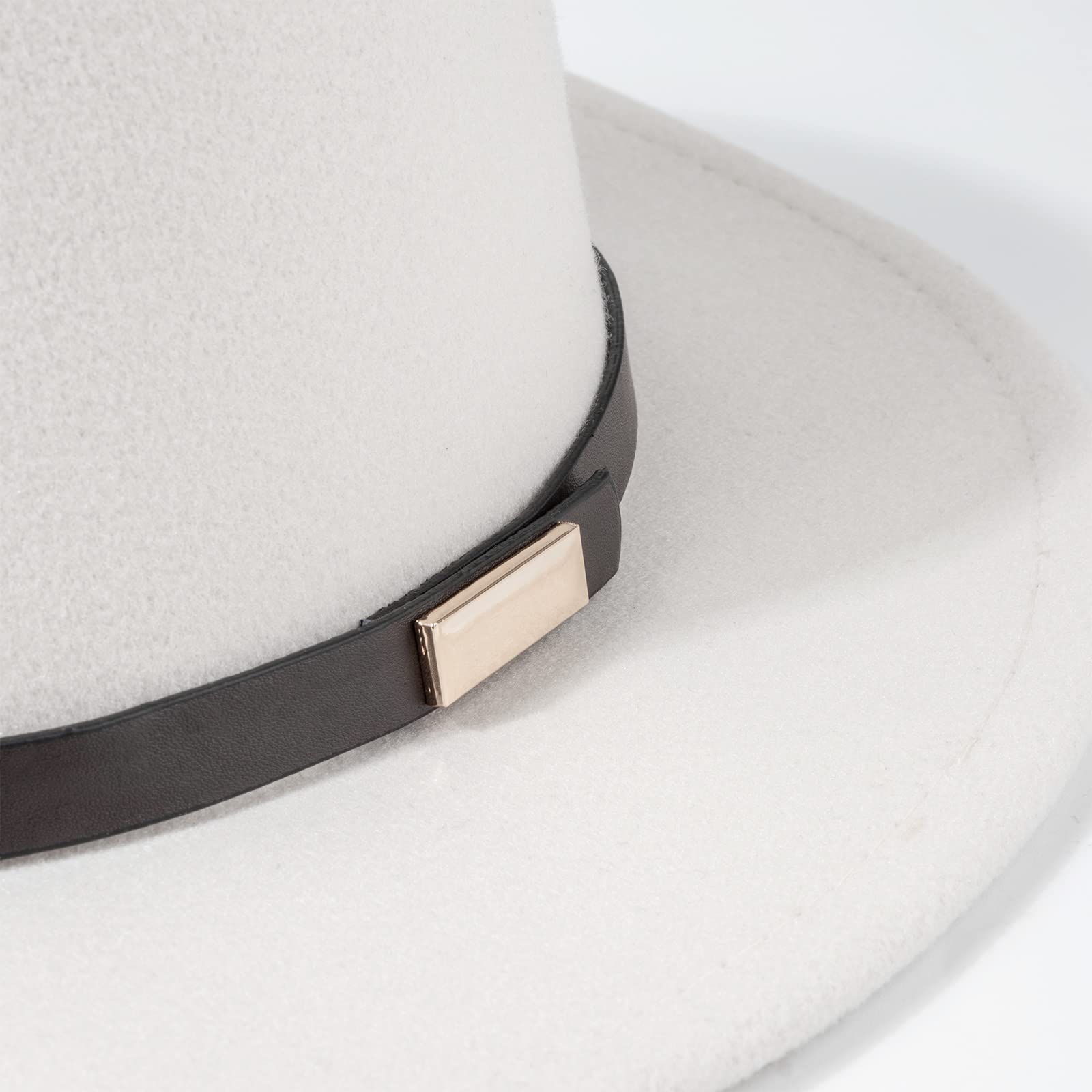 DRESHOW Femme Homme Chapeau de Paille Panama Chapeau Été Large Bord Chapeau de Soleil Anti-UV pour Plage Voyage Chapeau de Soleil