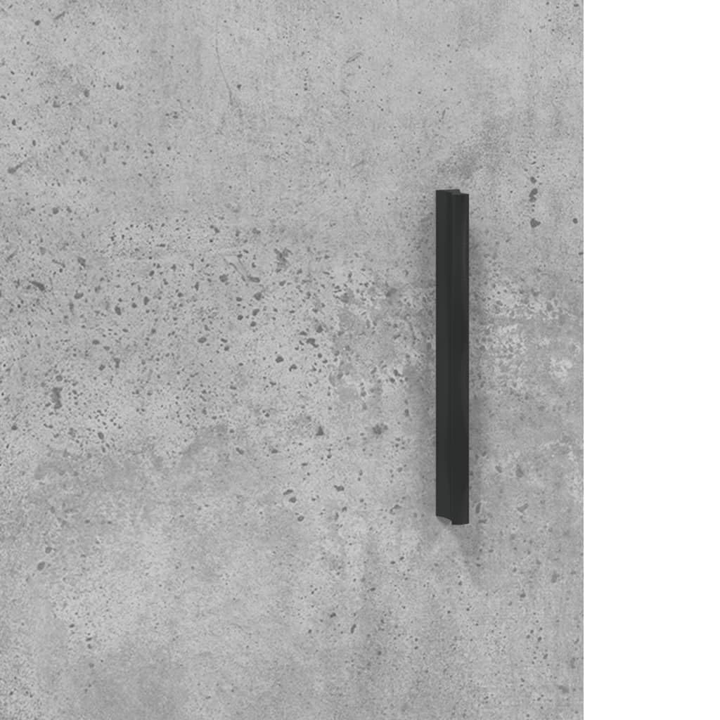 Szafka ścienna szara beton 60 x 31 x 70 cm drewno wielowarstwowe