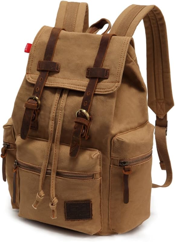 MUSISALY Mochila Vintage Para Homens Mochila Masculina Mochila Retrô Mochila De Viagem De Lona Masculina Mochila De Lona Masculina Bolsa De Viagem De Lona Europeia E Americana Bolsa De em oferta na Shopee