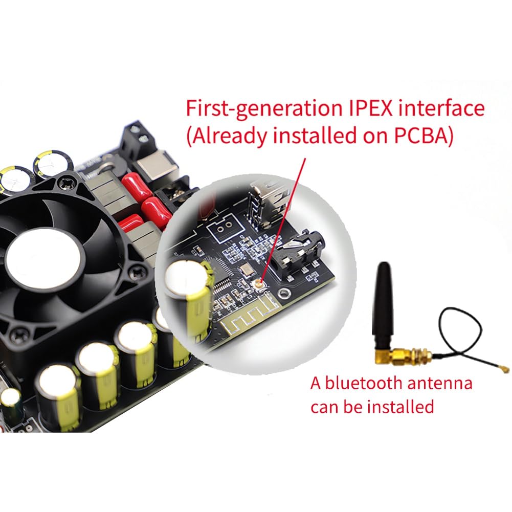 Module Amplificateur Audio Bluetooth XY-T220H 220 W X 2 Réglage Haute et Basse Fréquence Stéréo Double Canal TPA3251-A