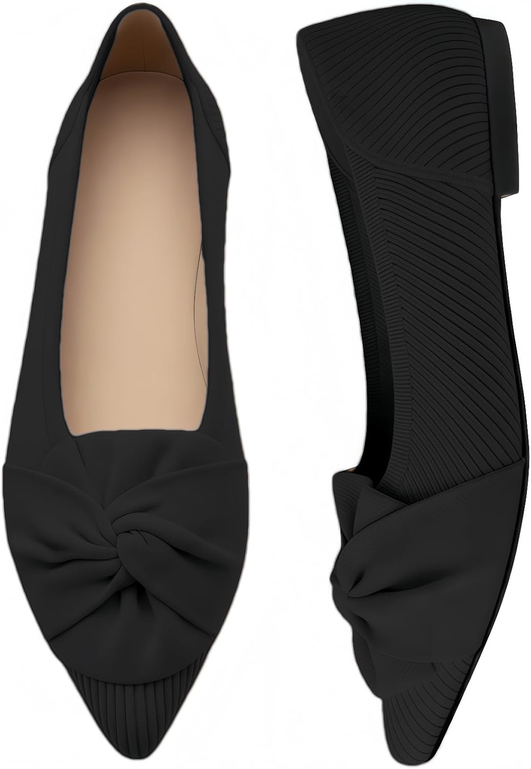 Flats Women Pointed Toe - Arch Support Insole