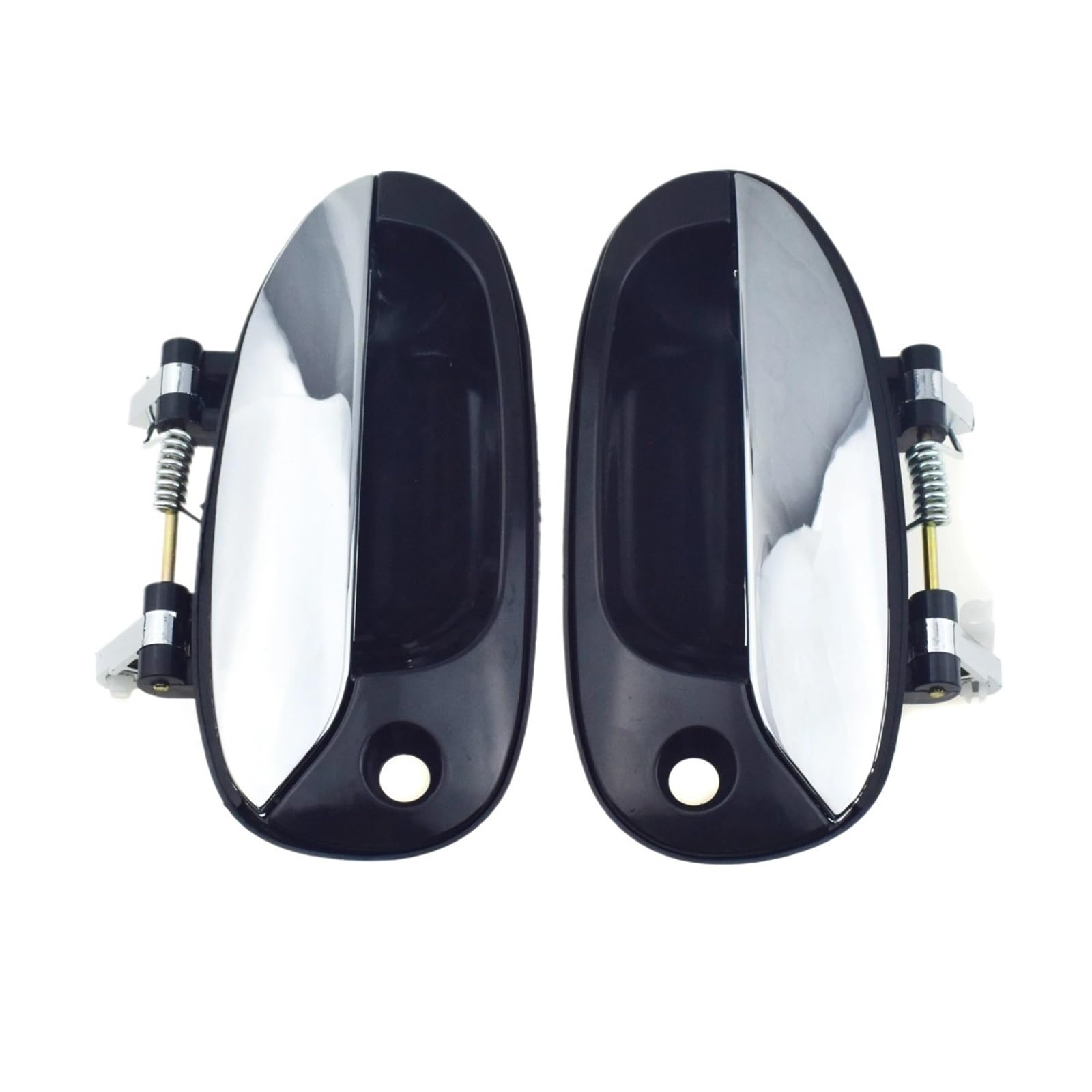Hillar 2 Front Lh Rh Door Outer Handle For Kia For Carens 2003 2004 2005 2006 Outside Exterior Car Door Handle 0K2fb-58410,0K2fb-59410,0K2fb-72410,0K2fb-73410(2 Front Lh Rh)