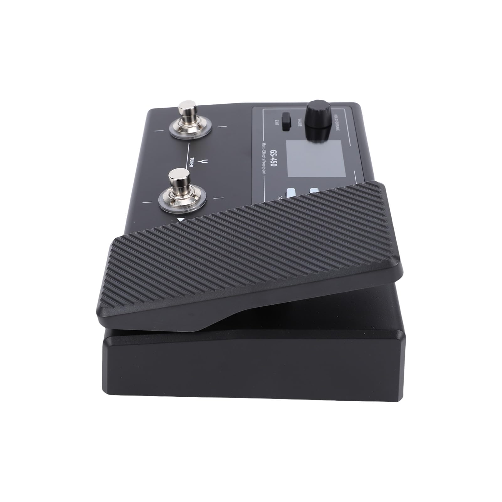 RiToEasysports Pedal de Efectos de Guitarra, Procesador Multiefectos con Sonido de 24 Bits, 8 Módulos, 100 Preajustes, Batería Incorporada, Pantalla LCD, para Guitarra Eléctrica, Pedaleras