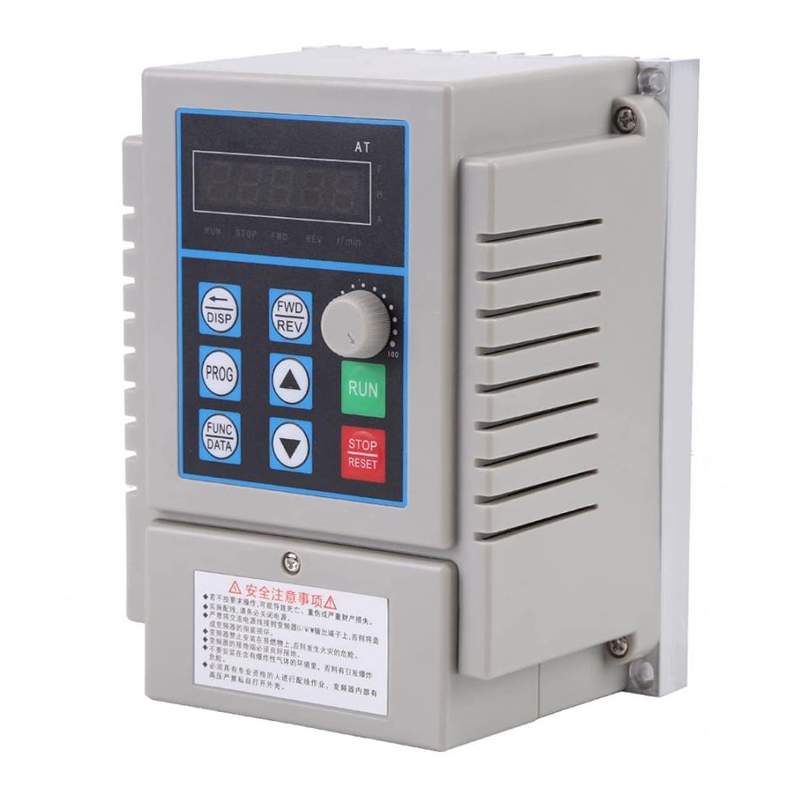 VFD, Variatore di frequenza VFD. Regolatore velocità Inverter Singola frase 1pc 0.75kw,Multi-protezione