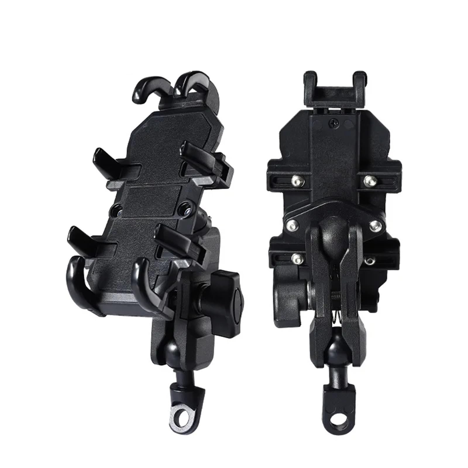 Supporto Cellulare Moto Supporto Universale Telefono Cellulare Bici Moto Staffa Guida Alluminio Bicicletta GPS Antiscivolo Specchietto Laterale Manubrio(NS)