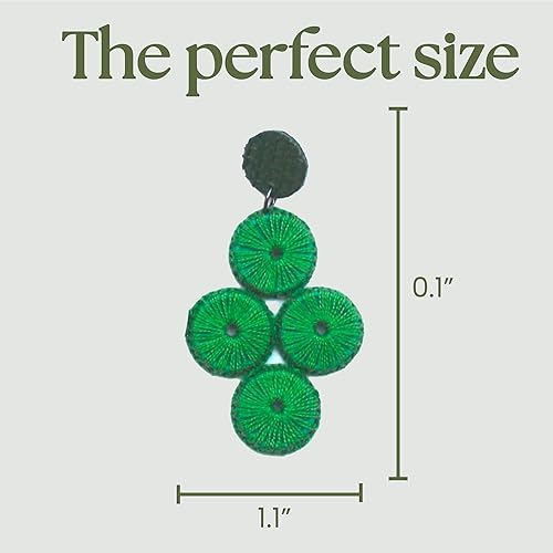 Miniatura 4 de Handmade Upcycled Magic Drop Crochet Earrings - Made of Recycled Plastic Caps - Eco-friendly Sustainable Handcrafted Jewelry - Exclusive and Unique