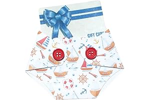 Ahoy It's a Boy Baby Shower Game Prizes-Navy-Nautical Card Holders Set in...