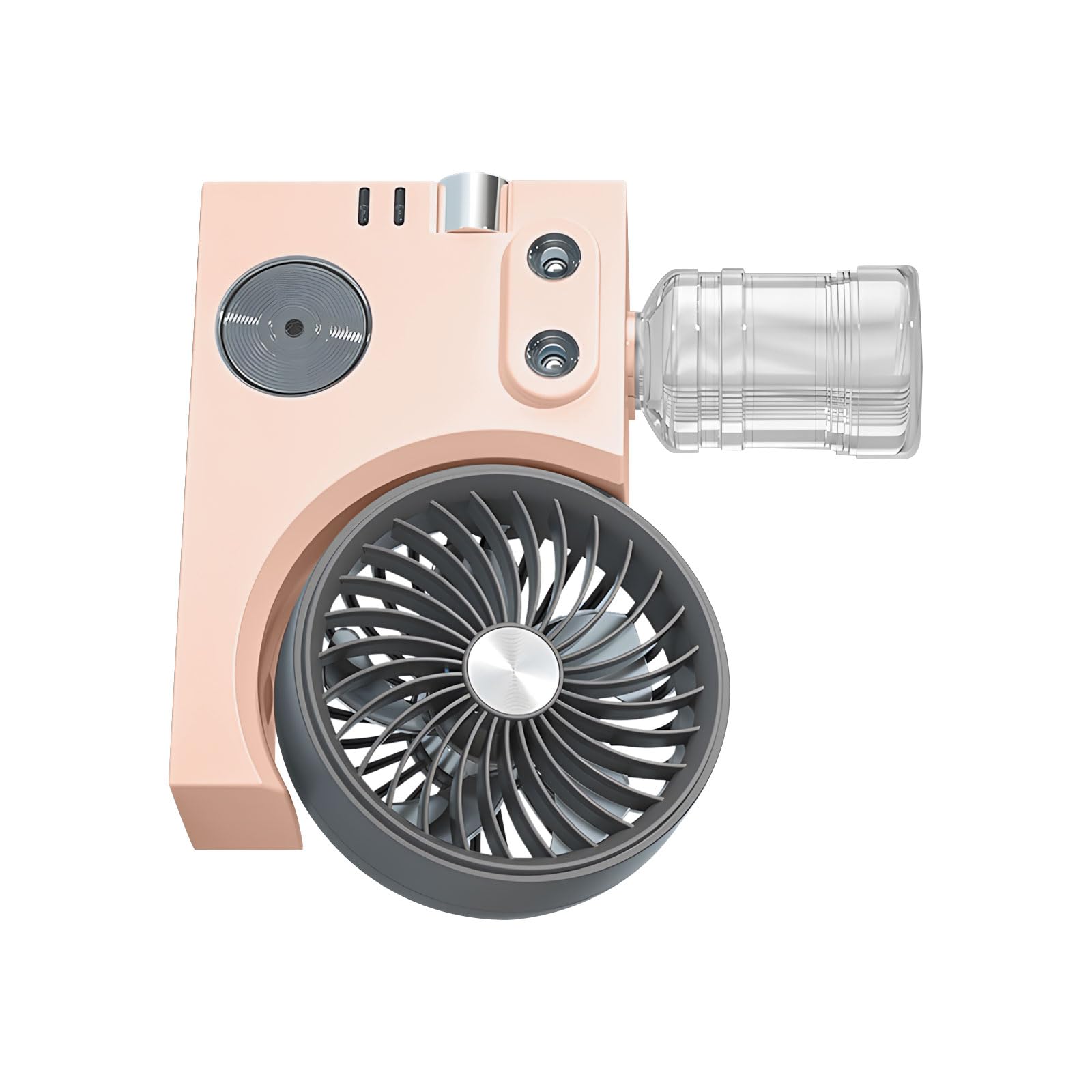 Alksubbm P-Ink Evaporative Device With Detachable Drinking Bottle And 5 Hour Usage Time Travel Size Misting Fan