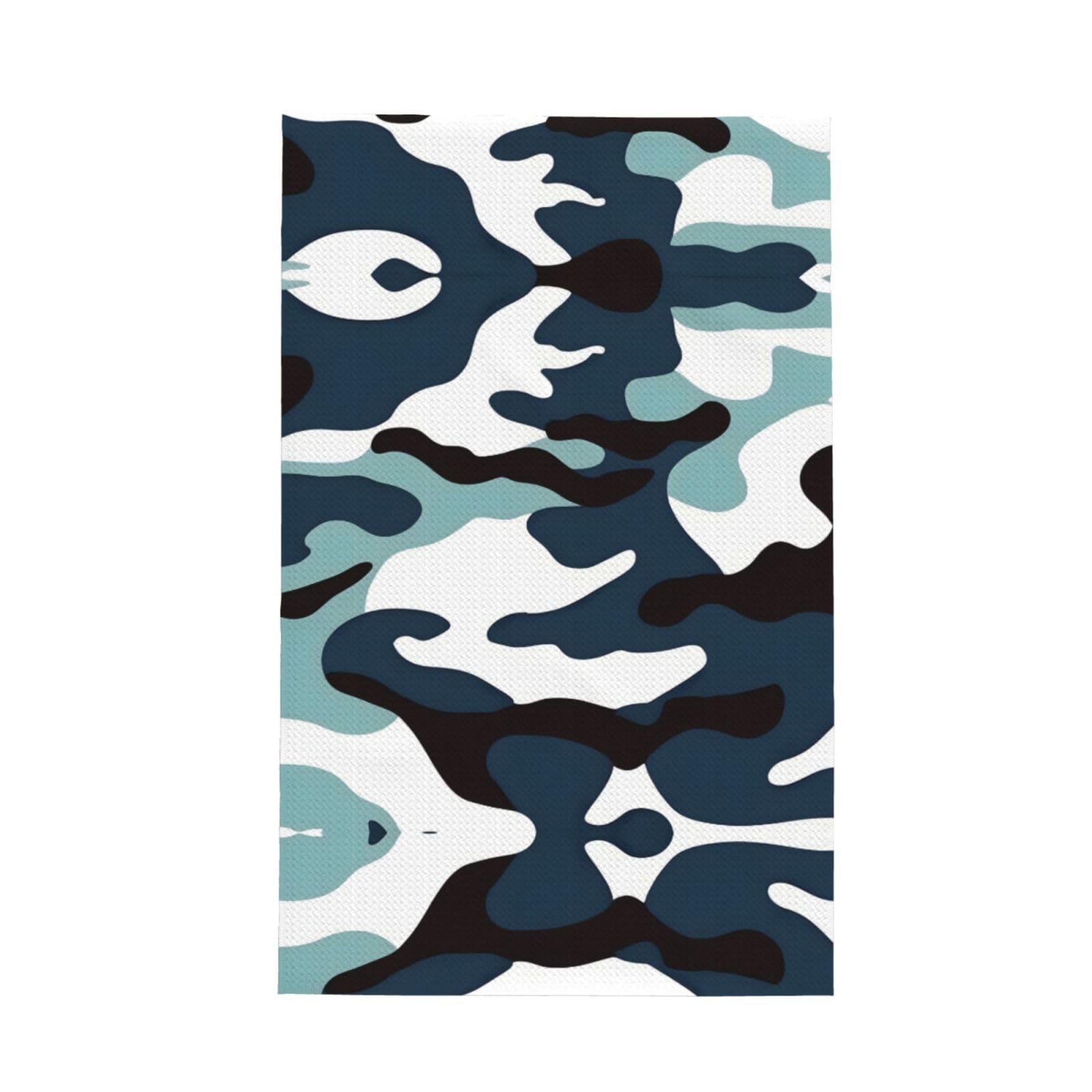 SXZVVBN Marine camouflage Super Absorbent Microfibre Waffle Towels Fast Drying Dish Cloths Home Cafe Barista