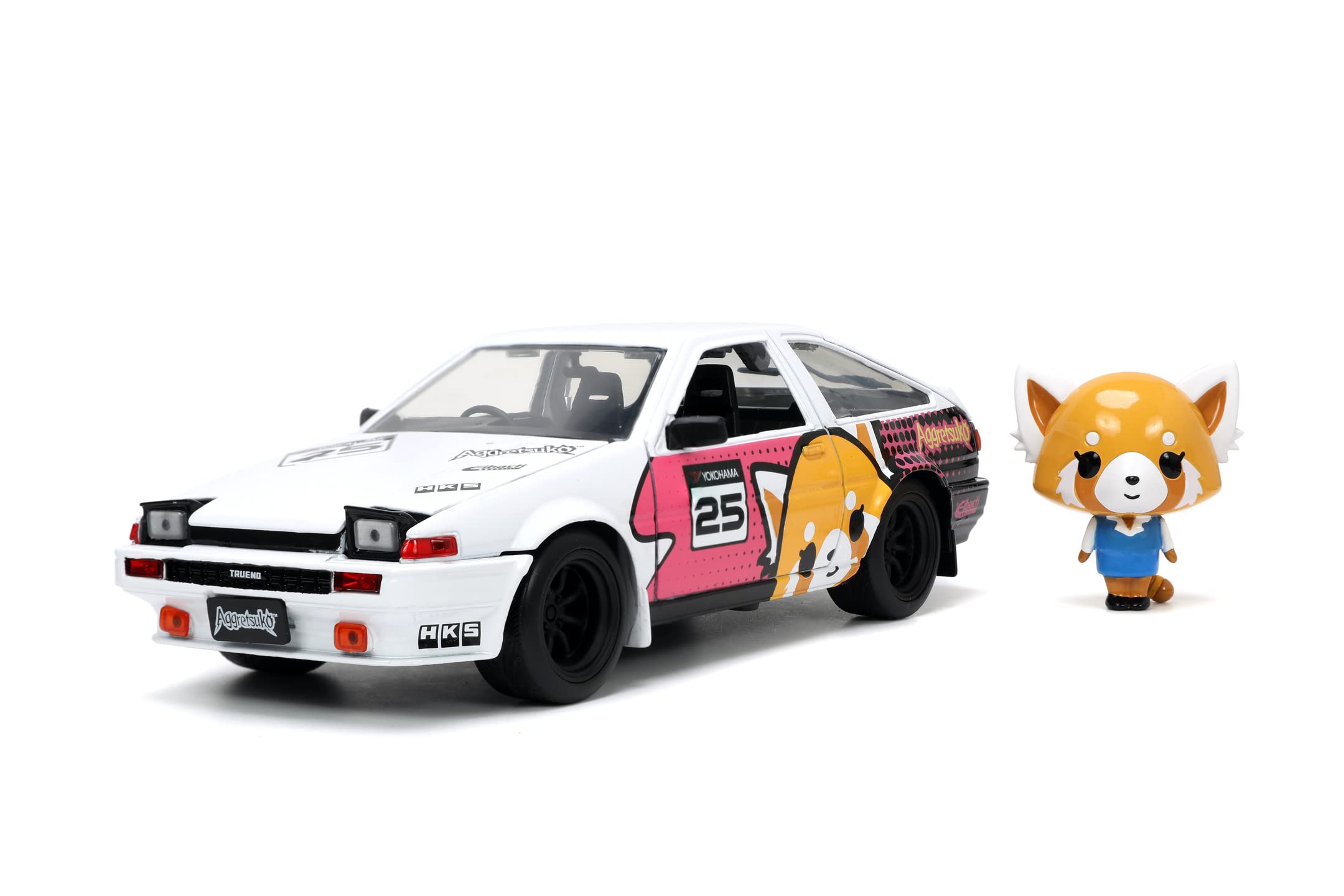 Jada Toys Aggretsuko 1986 Toyota Trueno AE86 1:24